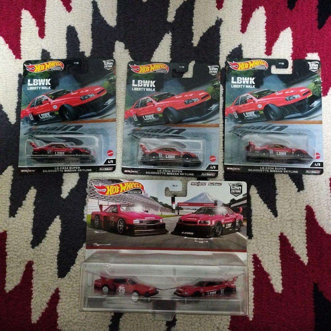 ミニカー SKYLINE SILHOUETTE LB-ER34