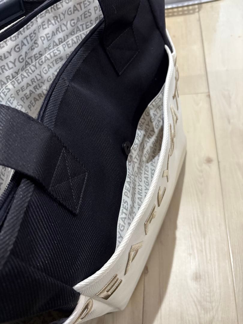 PEARLY GATES ロッカーバックホワイト/ブラック