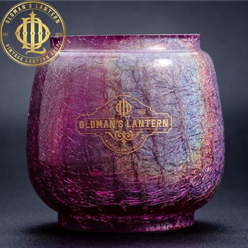 【限定】クラックグラス レインボー ピンク Feuerhand