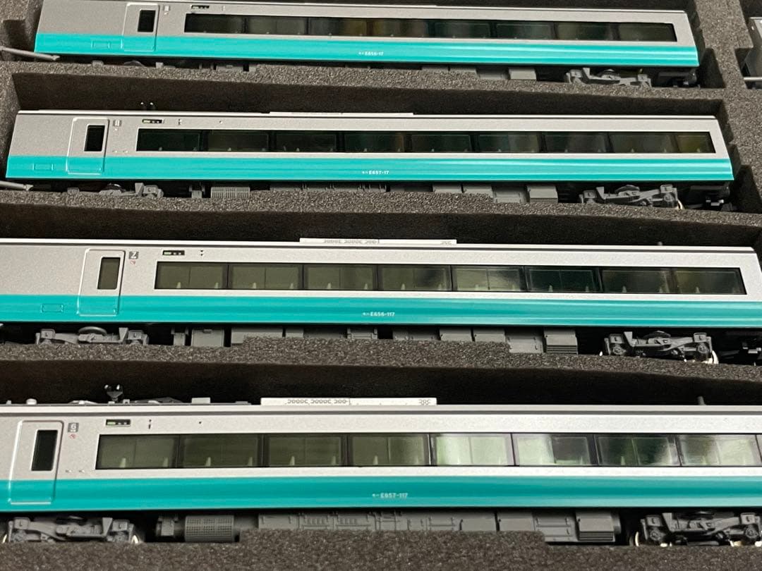 KATO E657系　フレッシュひたちカラー　緑　Nゲージ　10両セット