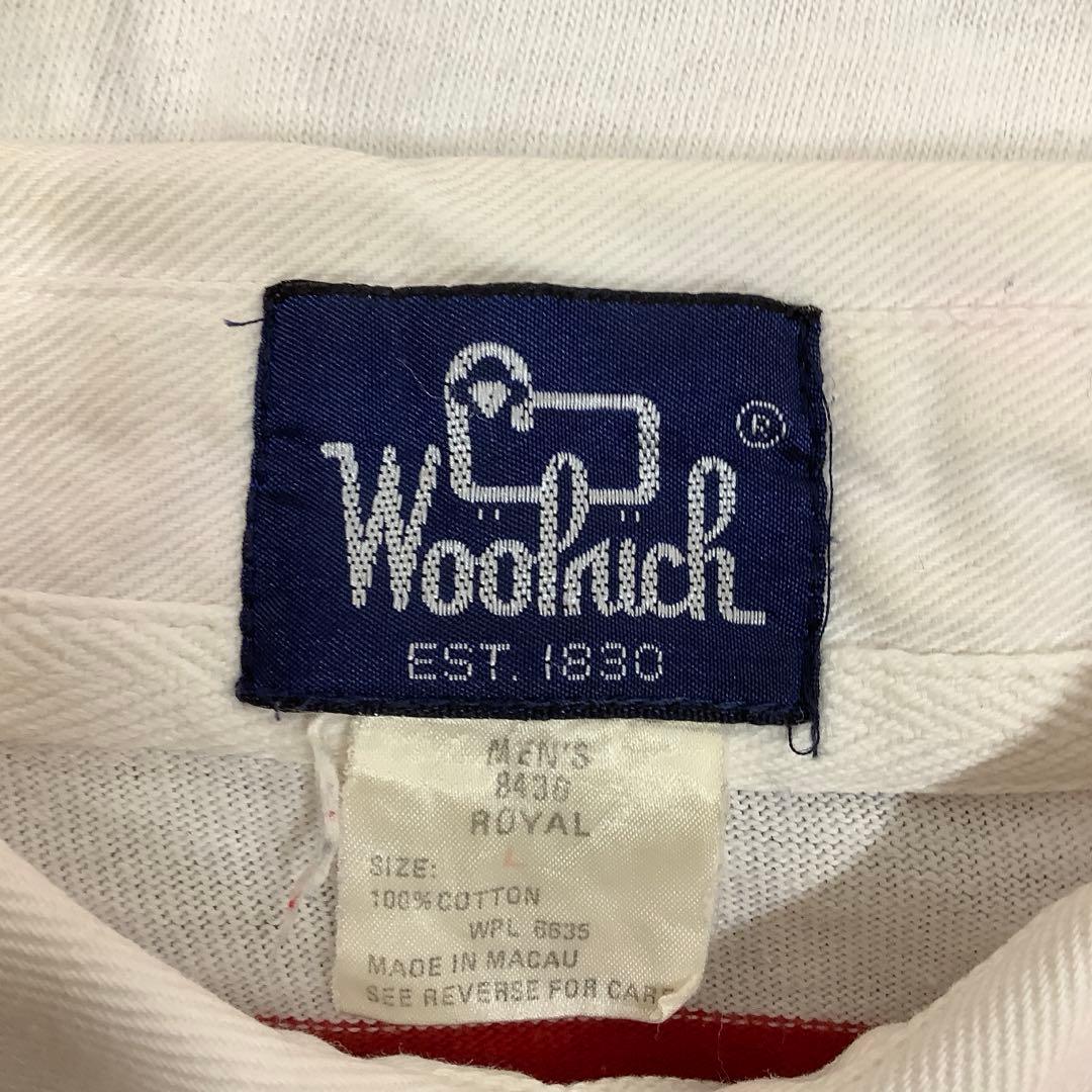 ウールリッチ Woolrich 長袖 ボーダー ラガーシャツ マルチカラー