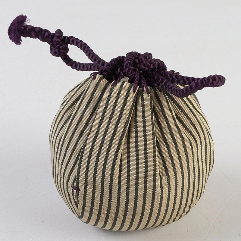 茶道具　笹田（平安）仁史作　大名物　國司茄子写　茶入　共箱　V　9327