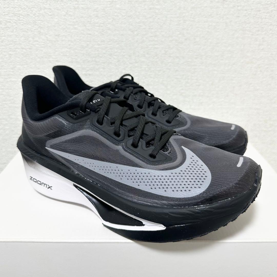 ナイキ ズームフライ 25.5 ランニング シューズ スニーカー 靴 黒