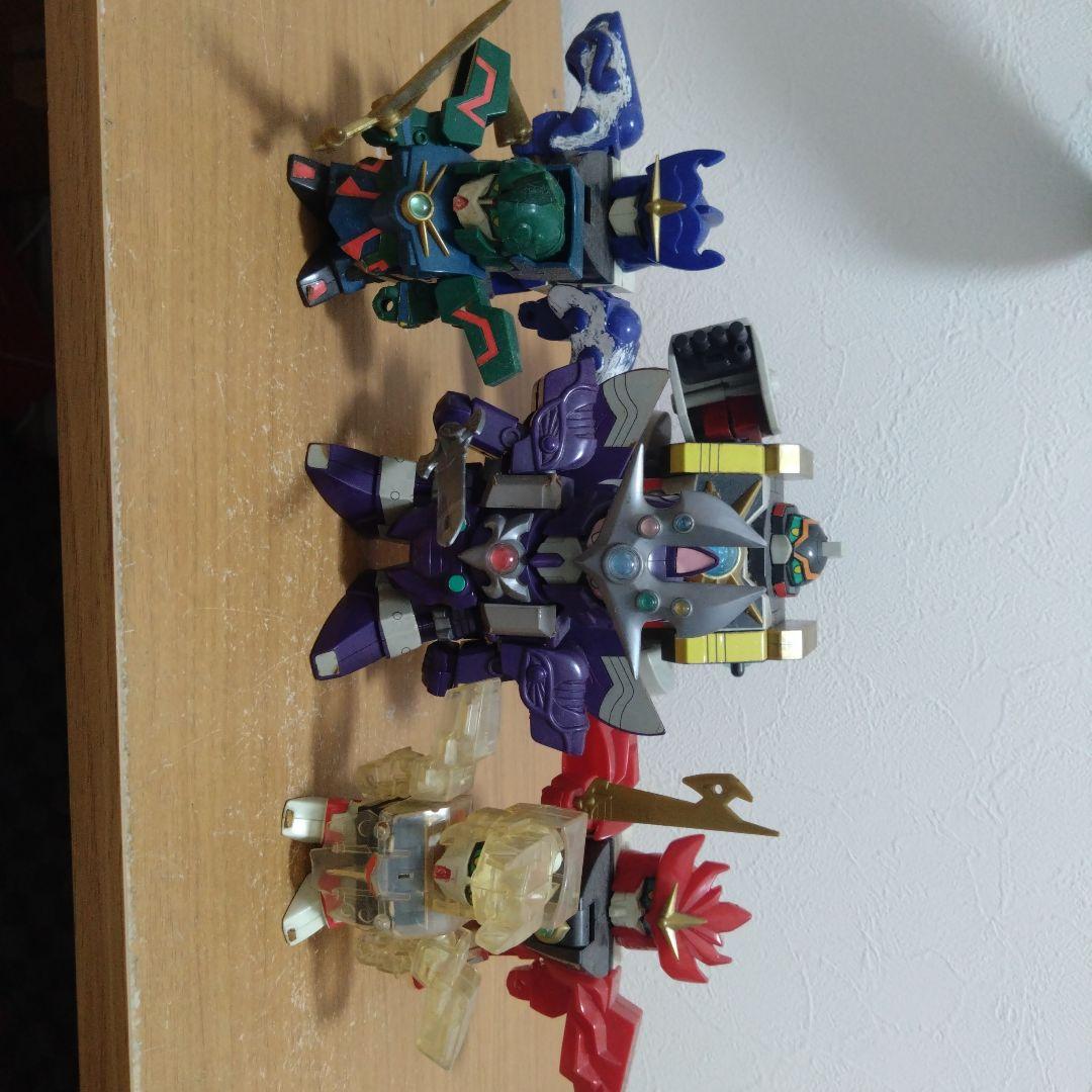 元祖SDガンダム　プラモデル　機甲神6体セット　組立済み