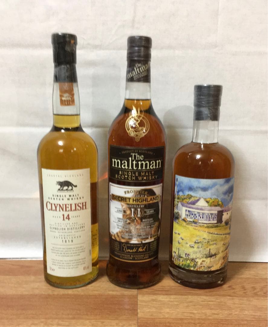 クライヌリッシュ オフィシャル14年&ボトラー11年&13年 3本セット