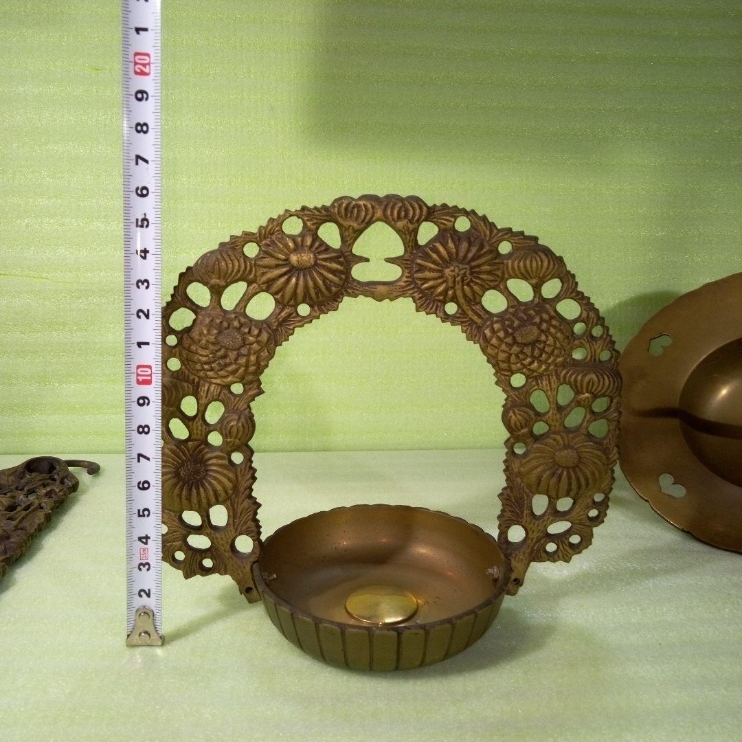 キャンドルホルダー　お灯明　ティーライトキャンドル　アンティーク　縦約５９センチ