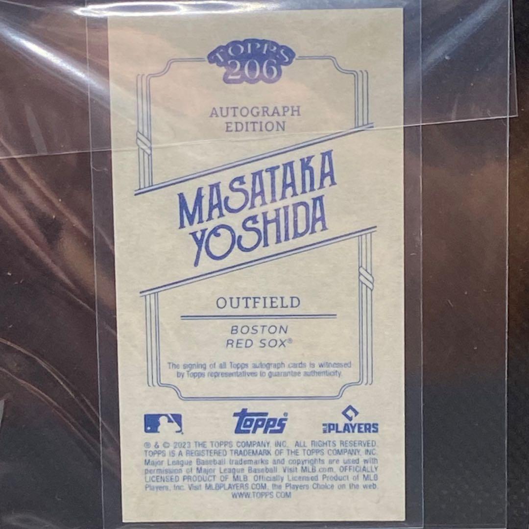 Topps 206 レッドソックス 吉田正尚 直筆サインカード 限定