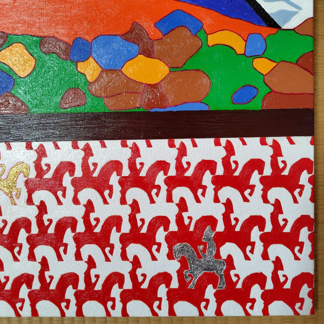 FRONT LINE Ⅳ F15号油彩画