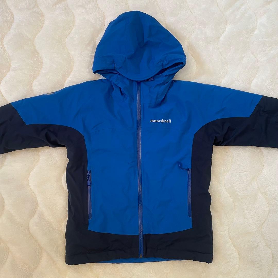 【美品】mont-bell 子供用スキーウェア スノーボードウェアセット130