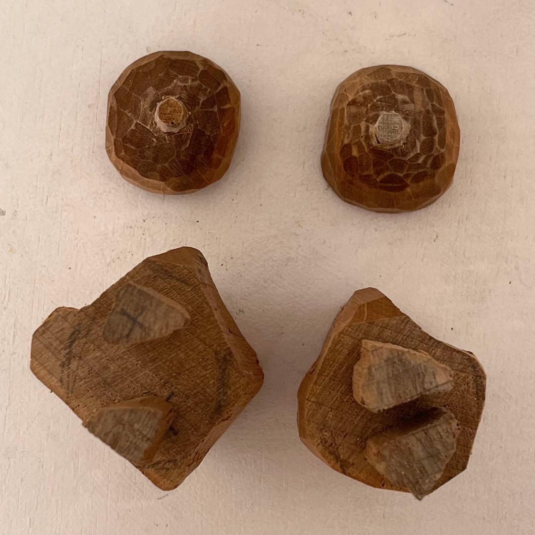 民藝　工芸品　オブジェ　木彫り 手彫り 抽象的な人