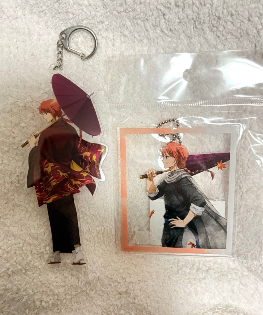 銀魂 THE FINAL アクリルキーホルダー、秋の歩み・水彩風ver. 神威