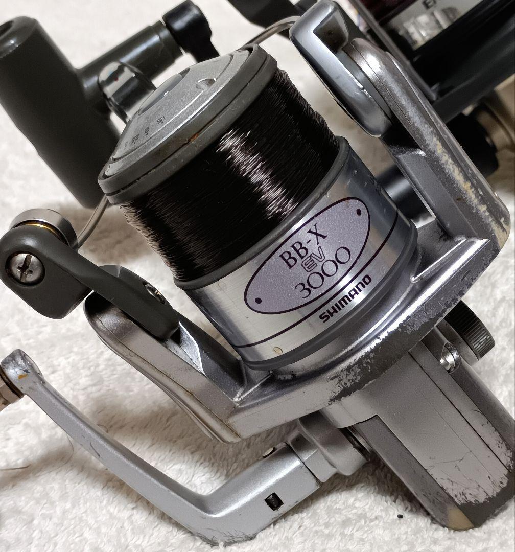シマノBB-X3000EVレバーブレーキリール&ダイワエンブレムX4500T