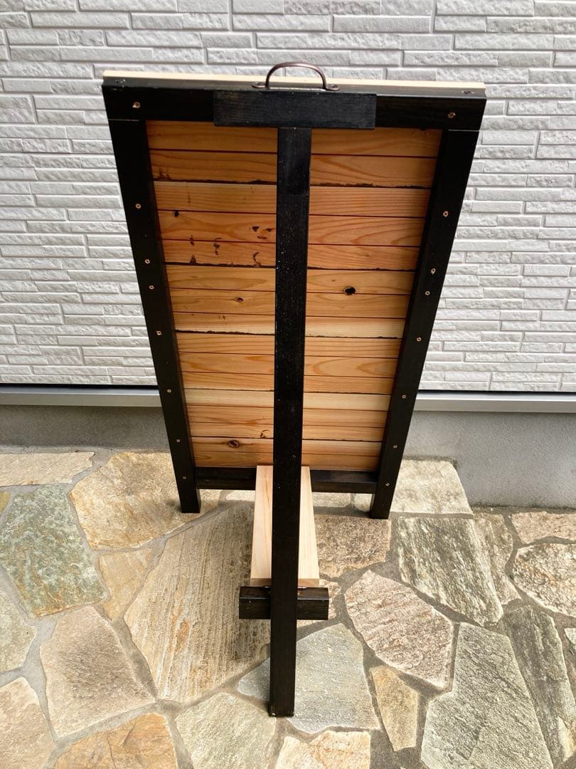 サイズオーダー　Ａ型看板　杉　かっこいい　オリジナル　おまけ