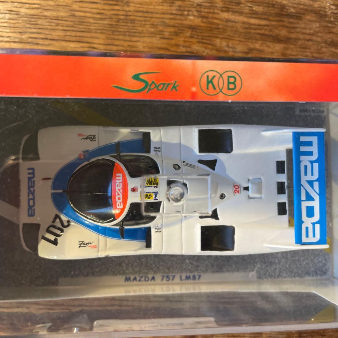 絶版　1/43 マツダ　757 LM87 ルマン24時間　1987 寺田陽次郎