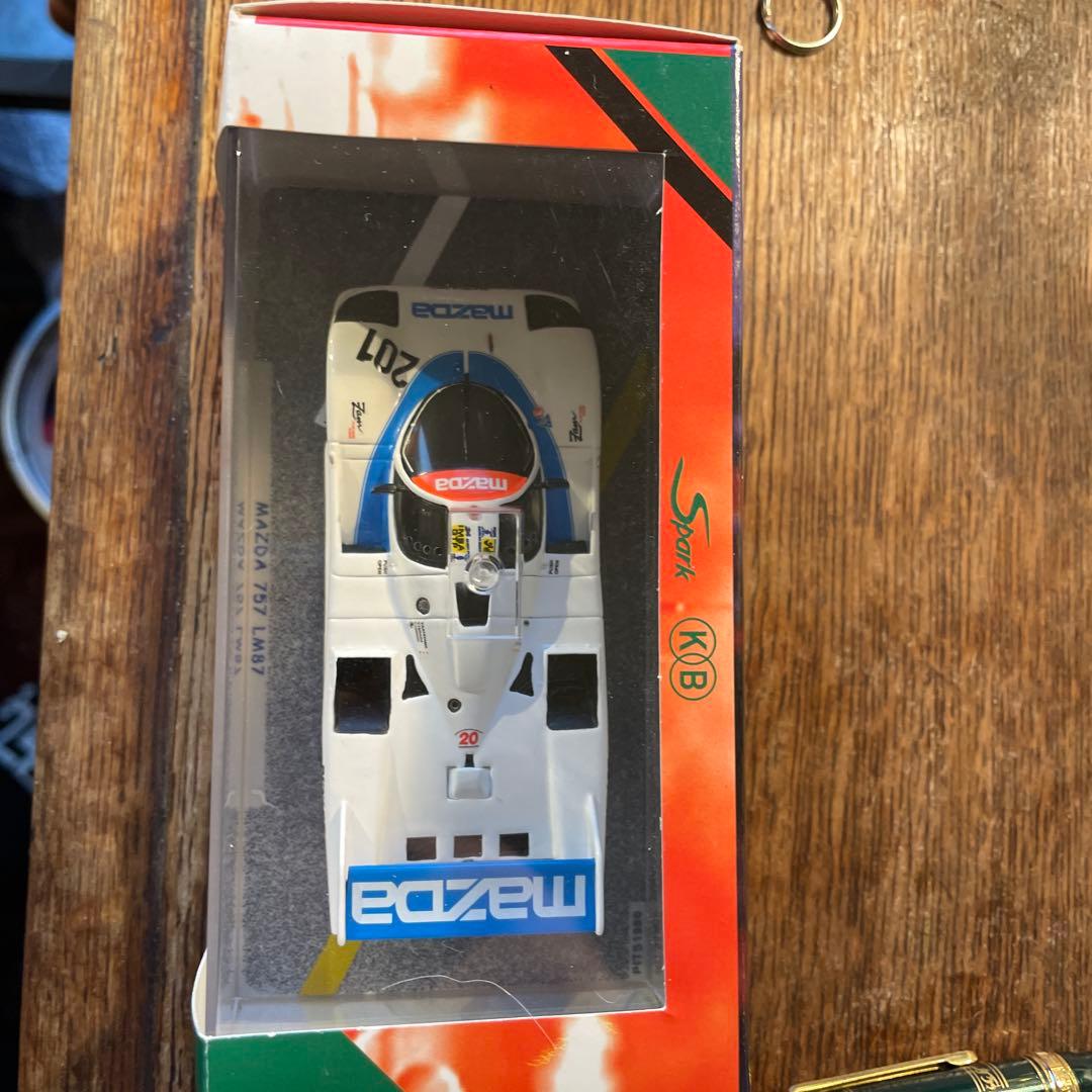 絶版　1/43 マツダ　757 LM87 ルマン24時間　1987 寺田陽次郎