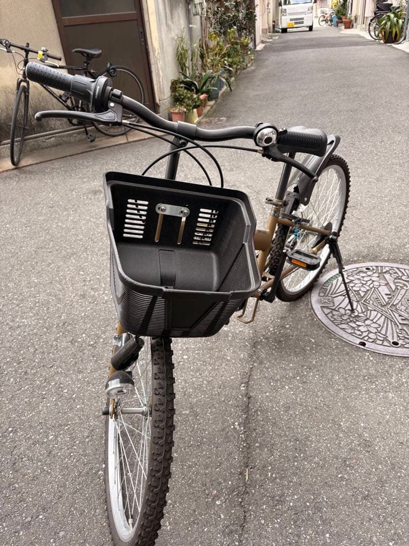 PROVOS 折りたたみ自転車 カーキ 子供用 24インチ