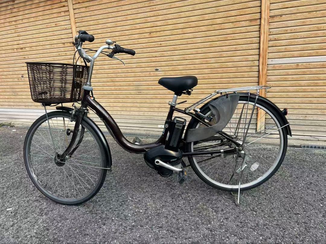 458 ヤマハPAS natura 26インチ電動自転車 8.7ah 充電器付