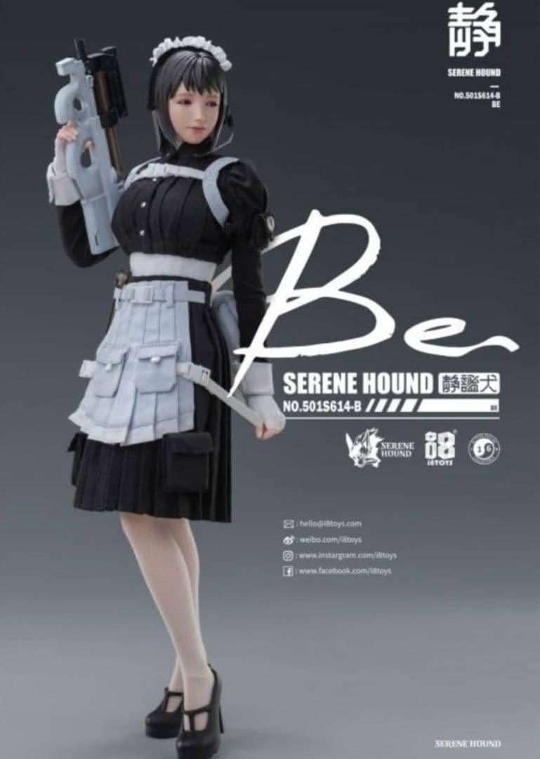 新品　1/6 　女性アクションフィギュア　\"Be\" 　i8Toys　眼球可動