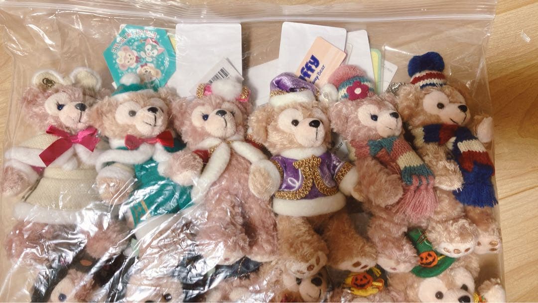 ダッフィー シェリーメイ ぬいぐるみバッチセット