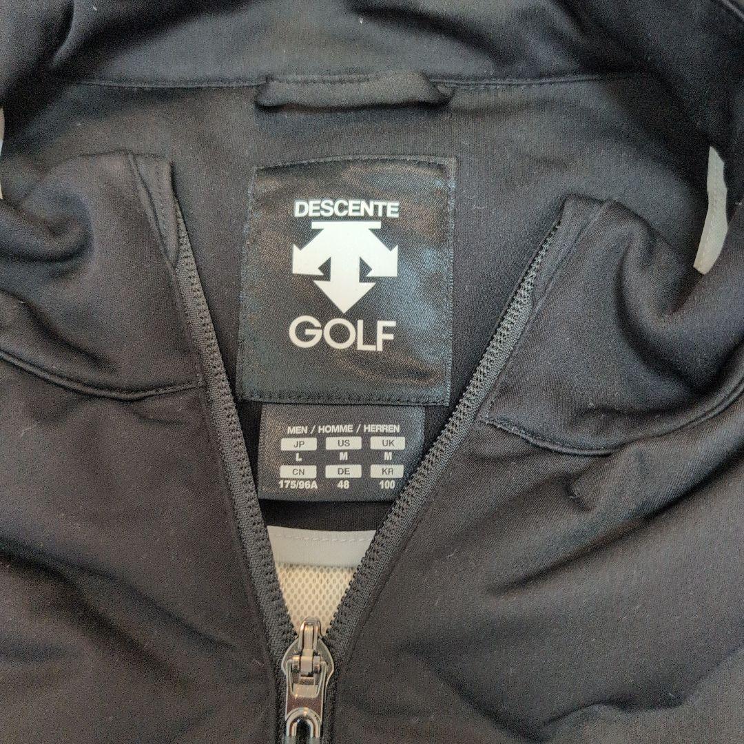 DESCENTE GOLF ブラックダウンベスト L