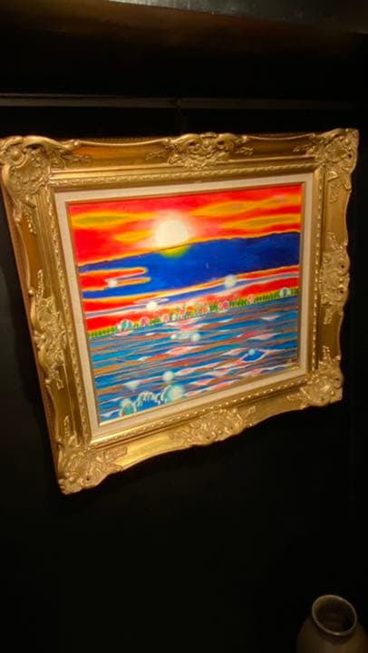 【アクリル画 】商品名　「ふりそそぐ光」限定品　新品未使用品　10号