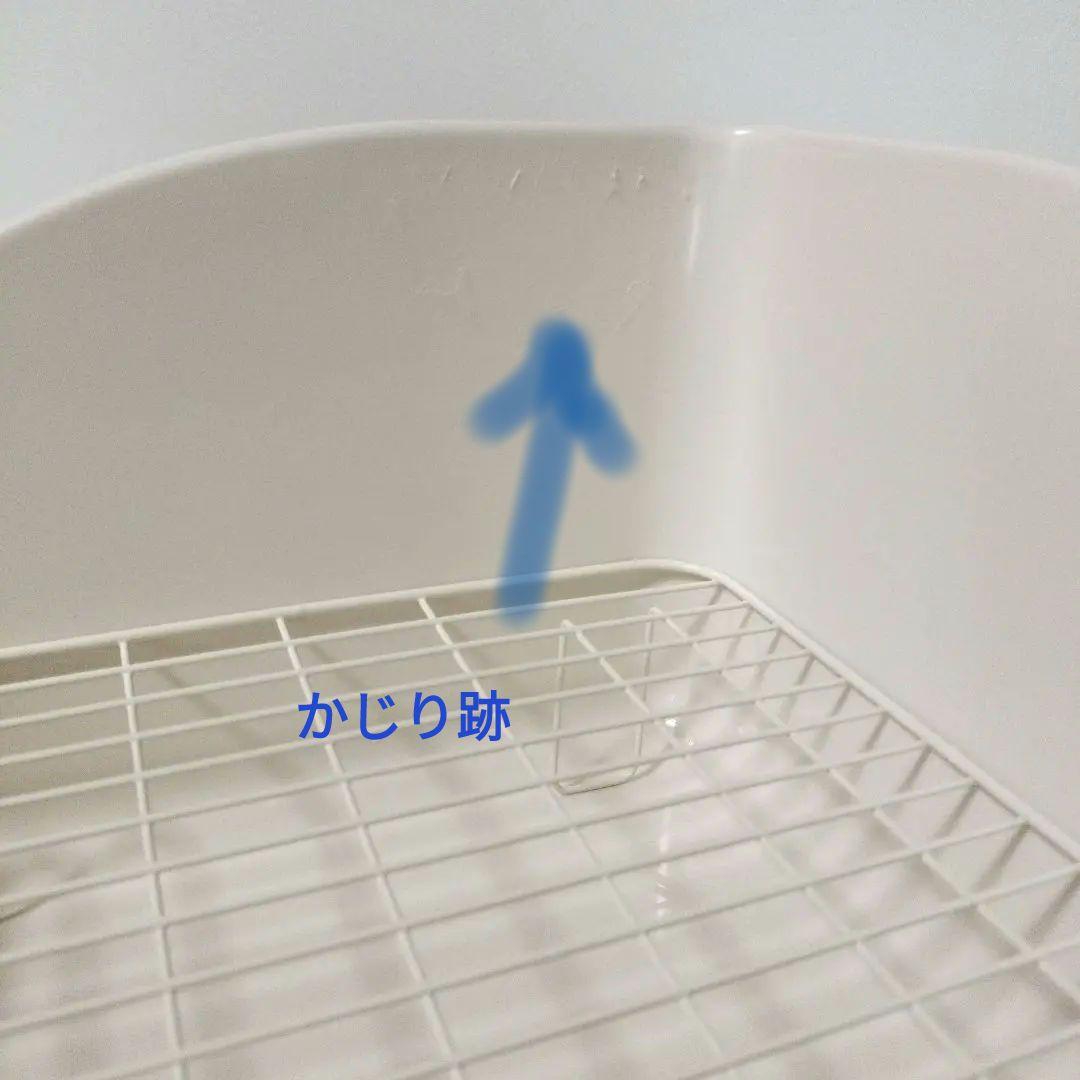 兎用ケージ 小物付(スターターキット、介護用にも)大きめ、段差少ないフラット70