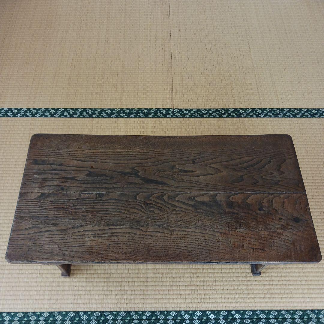 (希少古家具) アンティーク文机　明治~大正　寺子屋机(天神机)