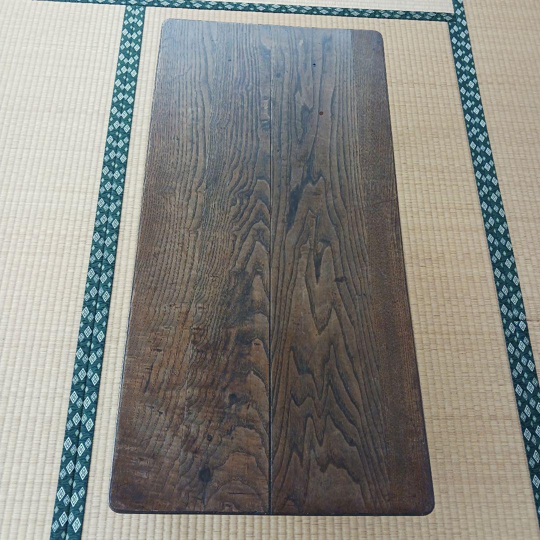 (希少古家具) アンティーク文机　明治~大正　寺子屋机(天神机)