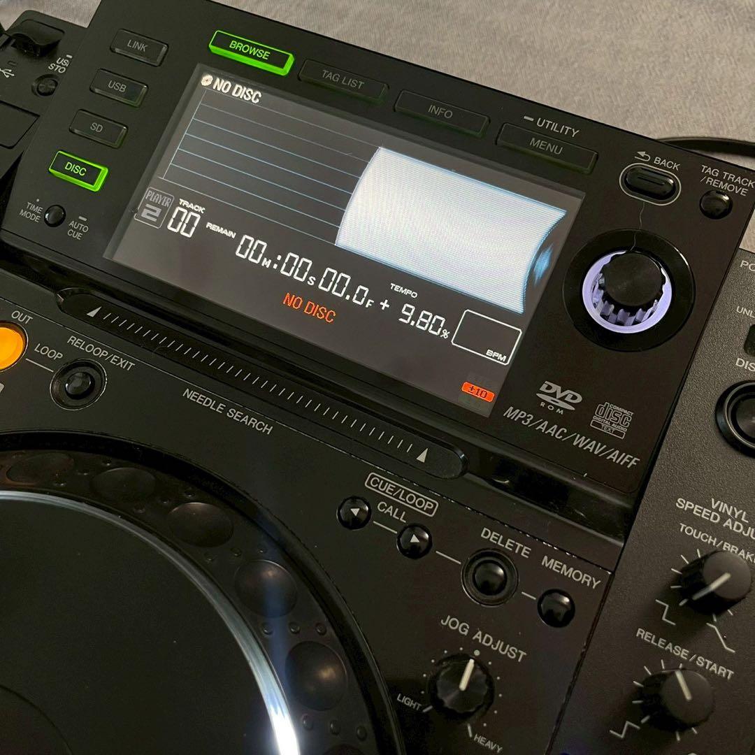 【動作良好】Pioneer CDJ-2000 ×2台セット／メンテ済スタンド付き