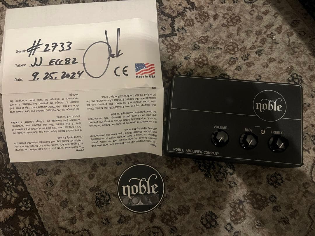 noble preamp おまけ付き