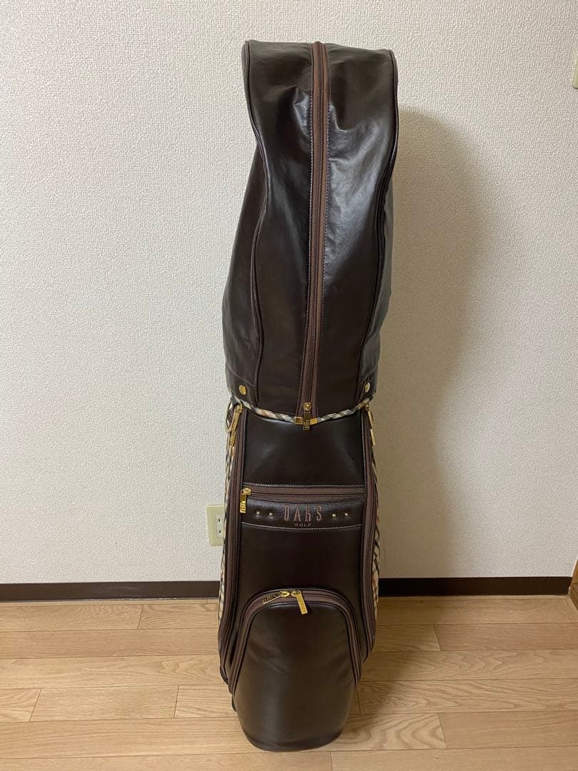 ブラウンレザーキャディバッグ