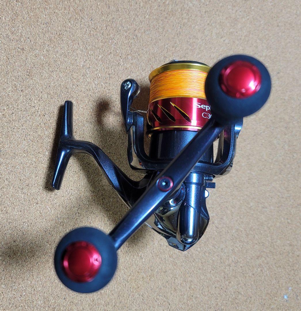 シマノ■セフィアSS C3000Sリール ダブルハンドル　PEライン付き