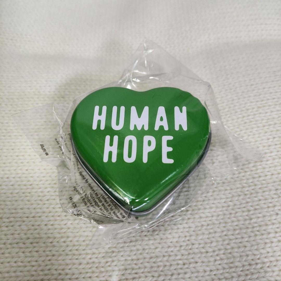 HUMAN HOPE HEART KNIT SWEATER WHITE Mサイズ