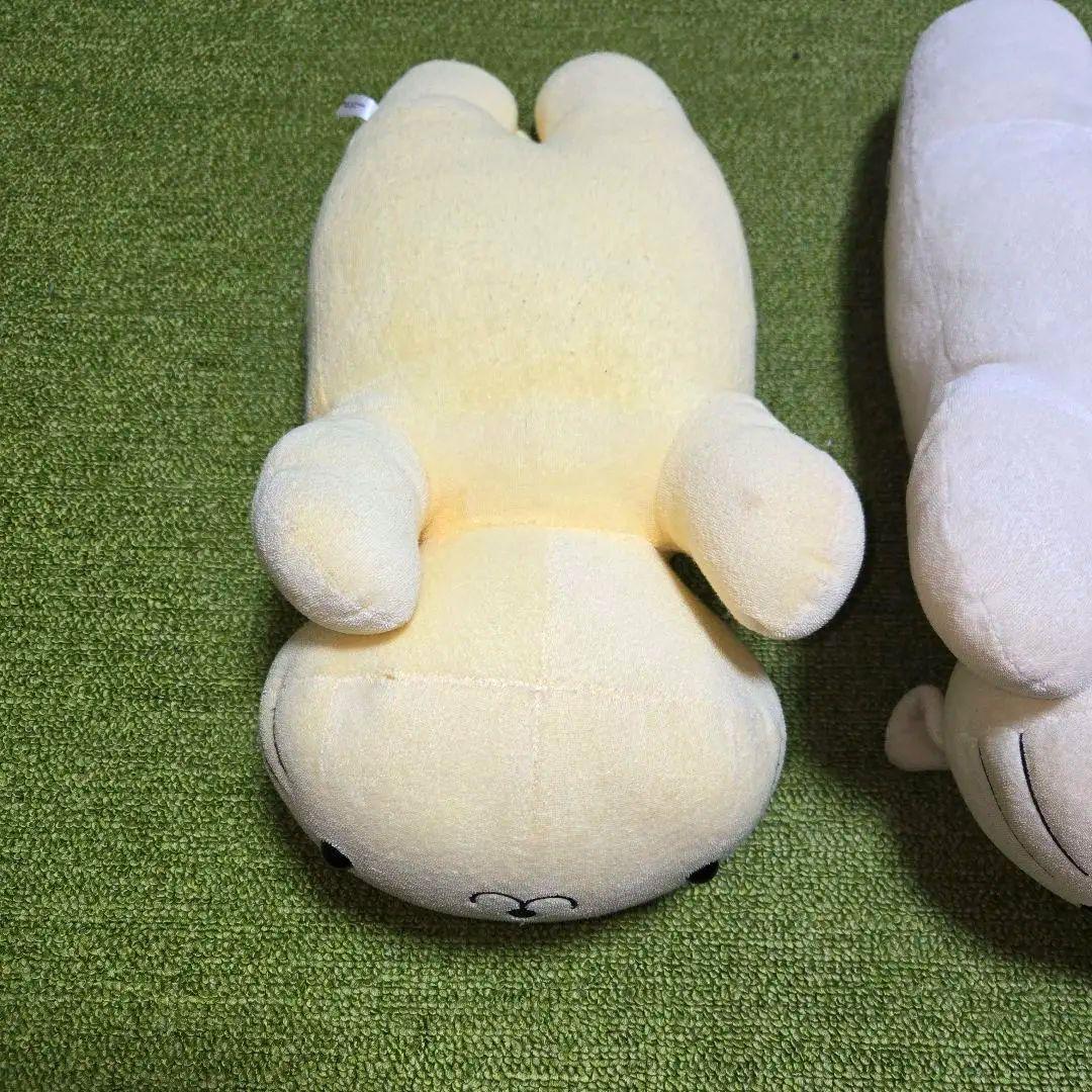 にゃんにゃんにゃんこ にゃんこ茶屋 ぬいぐるみ クリーム色 白 ②点セット