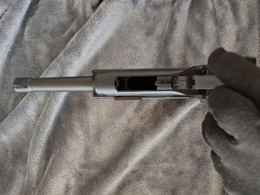 TANAKA LUGER P08 4inch HW ガスブロ マグ無 木グリ