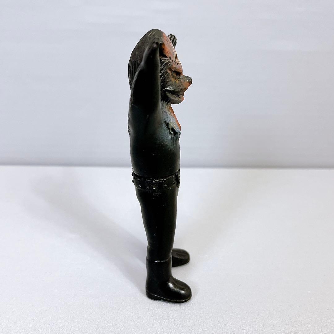 【超貴重】 当時物　ミニソフビ　怪人オオカミ男　仮面ライダー　狼男　ポピー