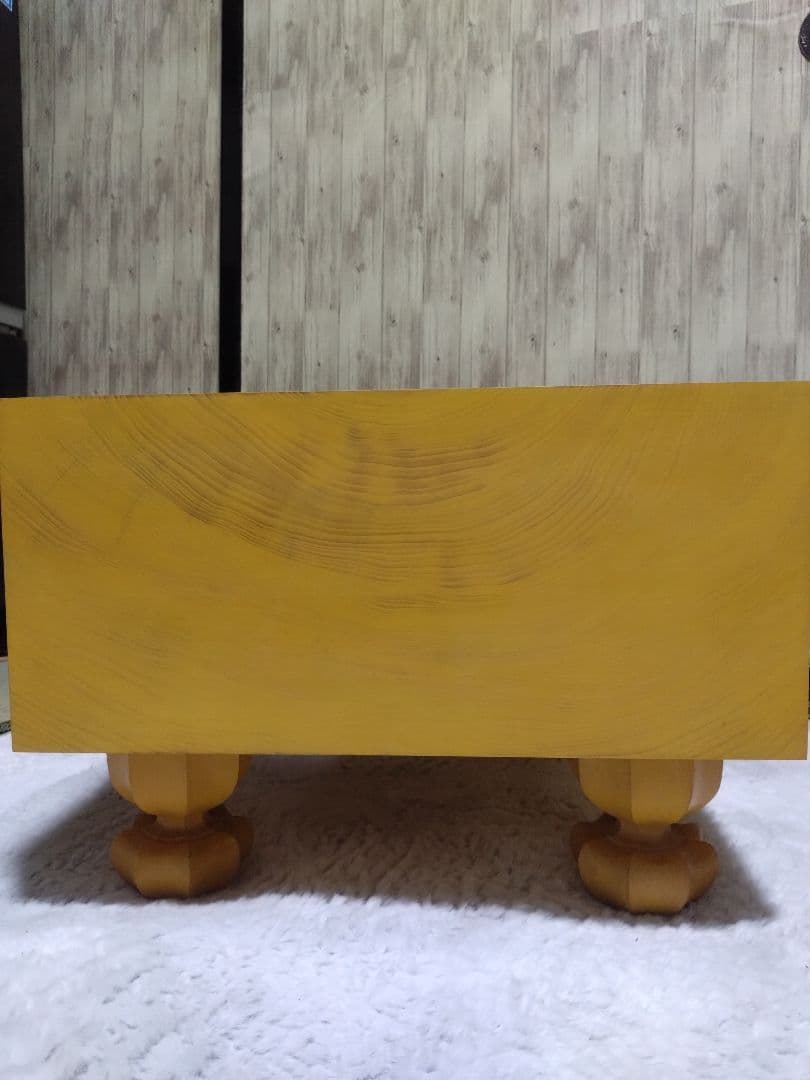 【囲碁】本蛤白石、那智黒石38号　美品：国産本榧6.4寸　板目