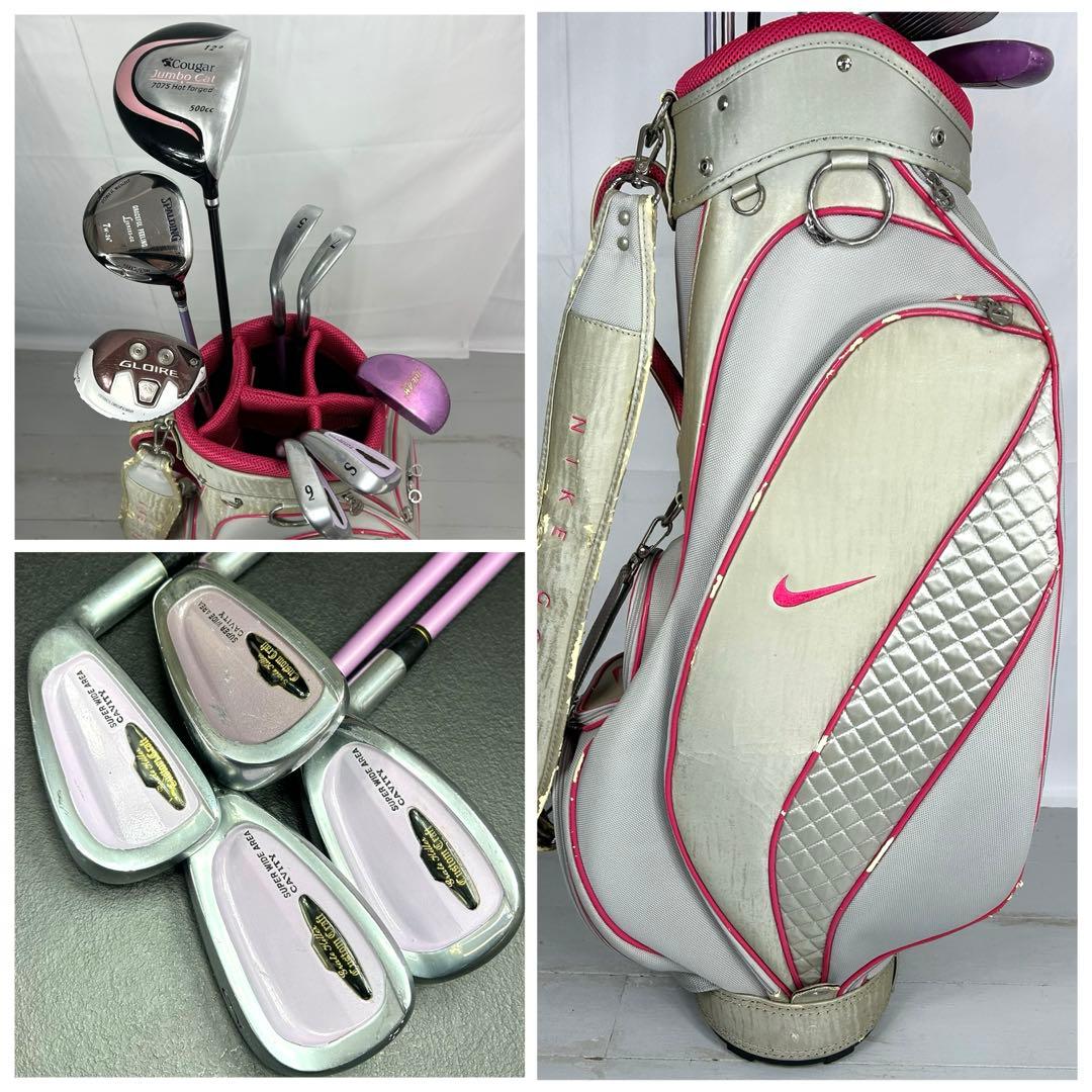 本格派 レディースゴルフクラブ 8本 ゴルフセット お試しセット 初心者向け