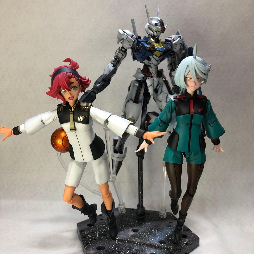hg  ガンダムエアリアル　他　塗装完成品　水星の魔女