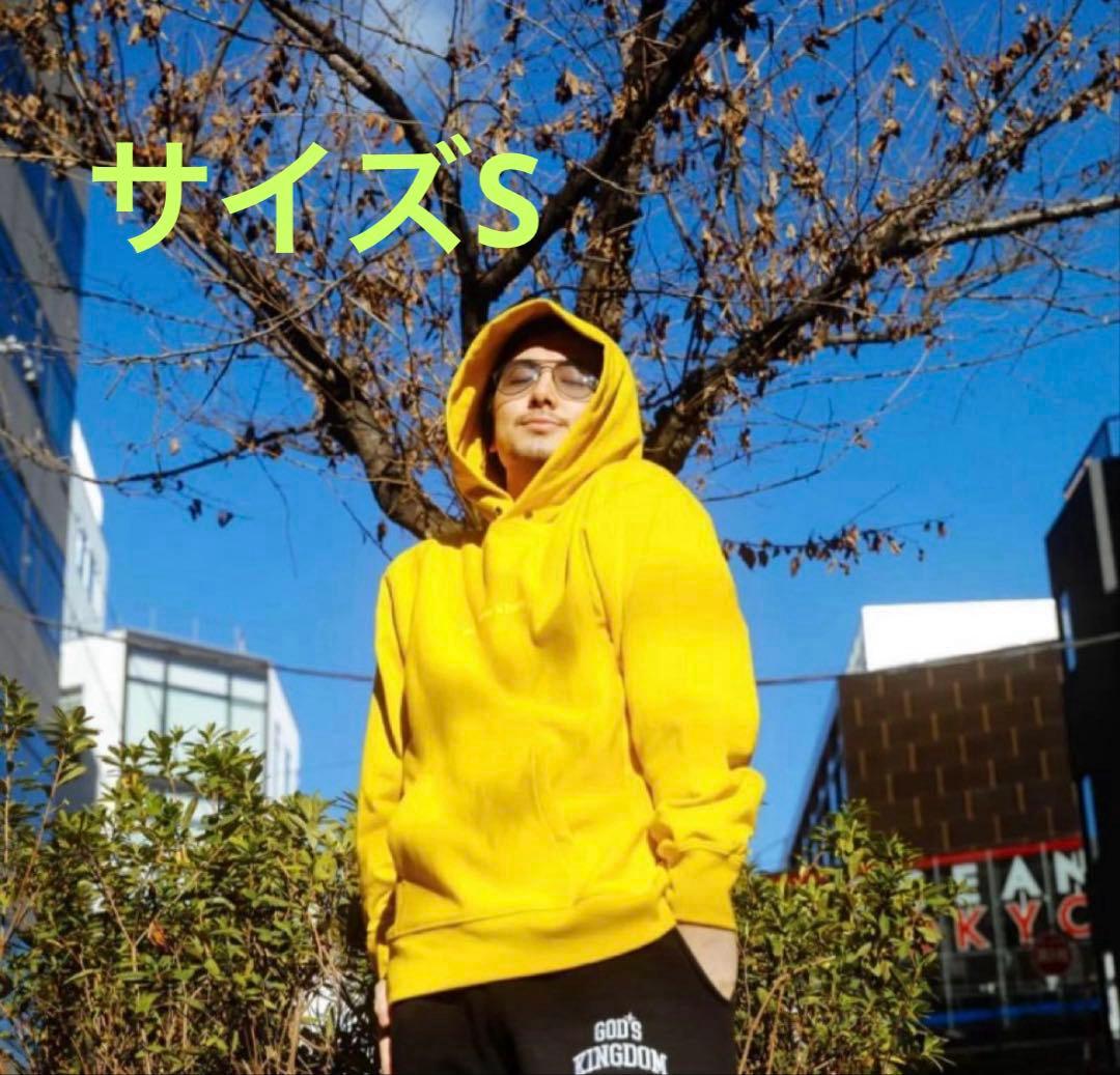 藤井風my flower’s hereフーディ Sサイズ マスタード　パーカー