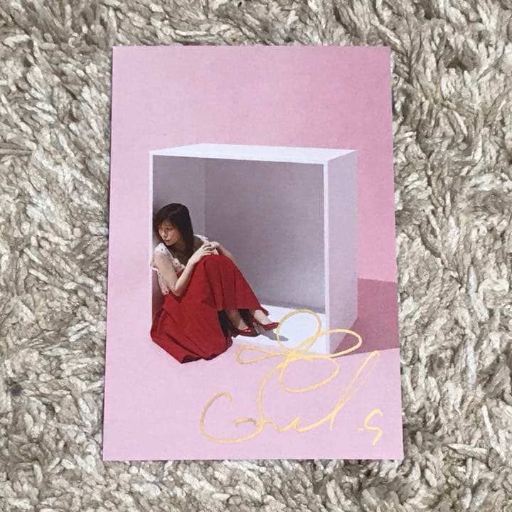 ラス1！柴田淳 フリーライブ サイン入りポストカード おはこ