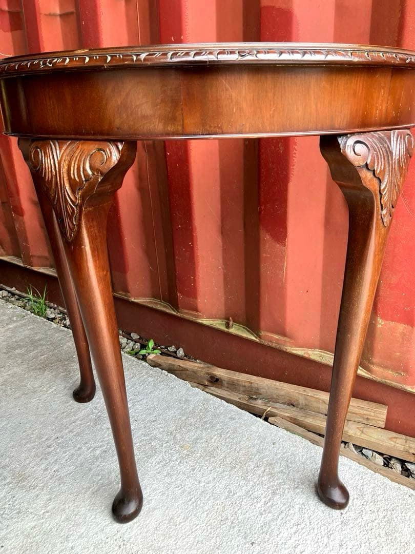 ヴィンテージ　英国製　マホガニー材　コンソール