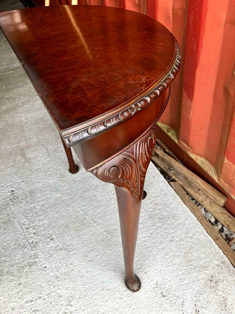 ヴィンテージ　英国製　マホガニー材　コンソール