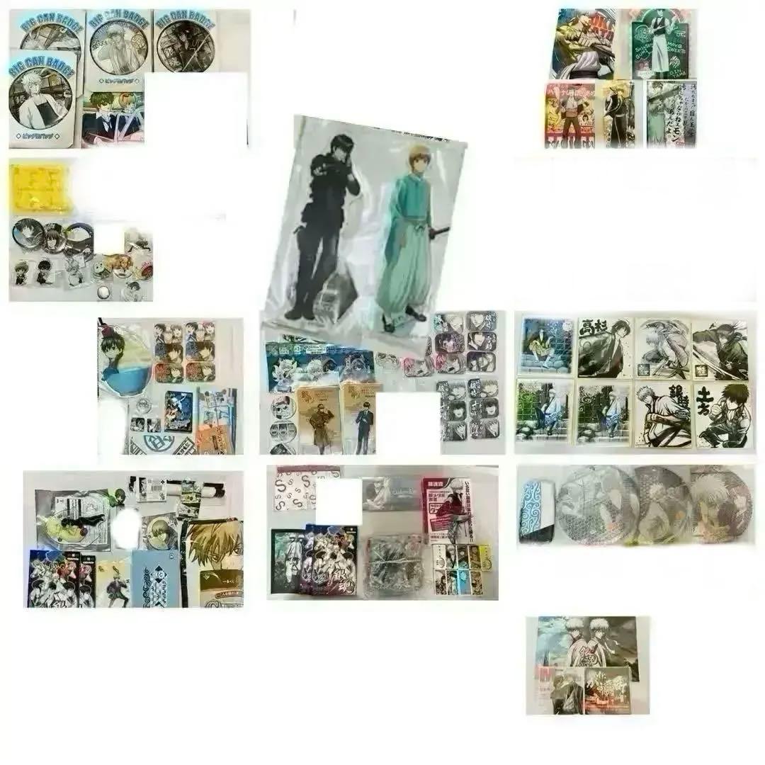 ★銀魂　グッズ纏め売り　銀時土方沖田高杉神威神楽近藤桂 アクリルスタンド缶バッジ