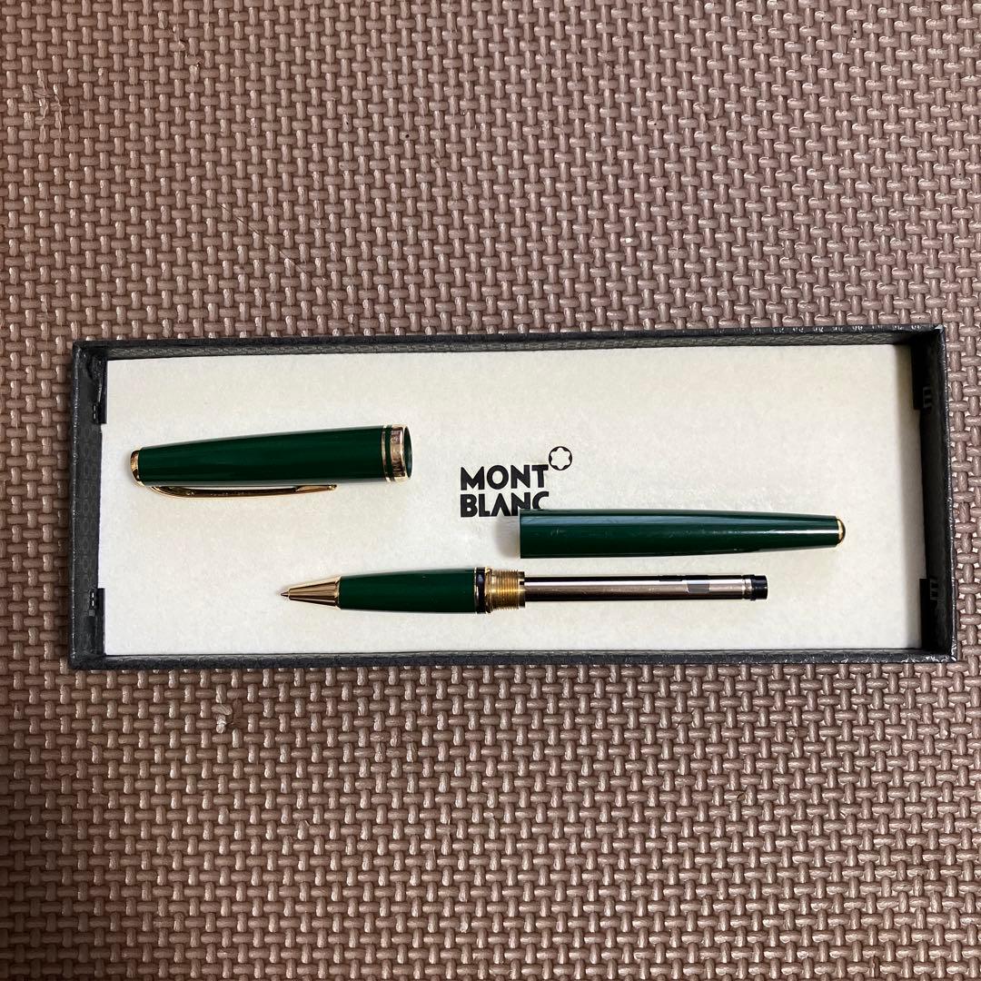 モンブラン　ジェネレーションボールペン　緑色　 　ケース付