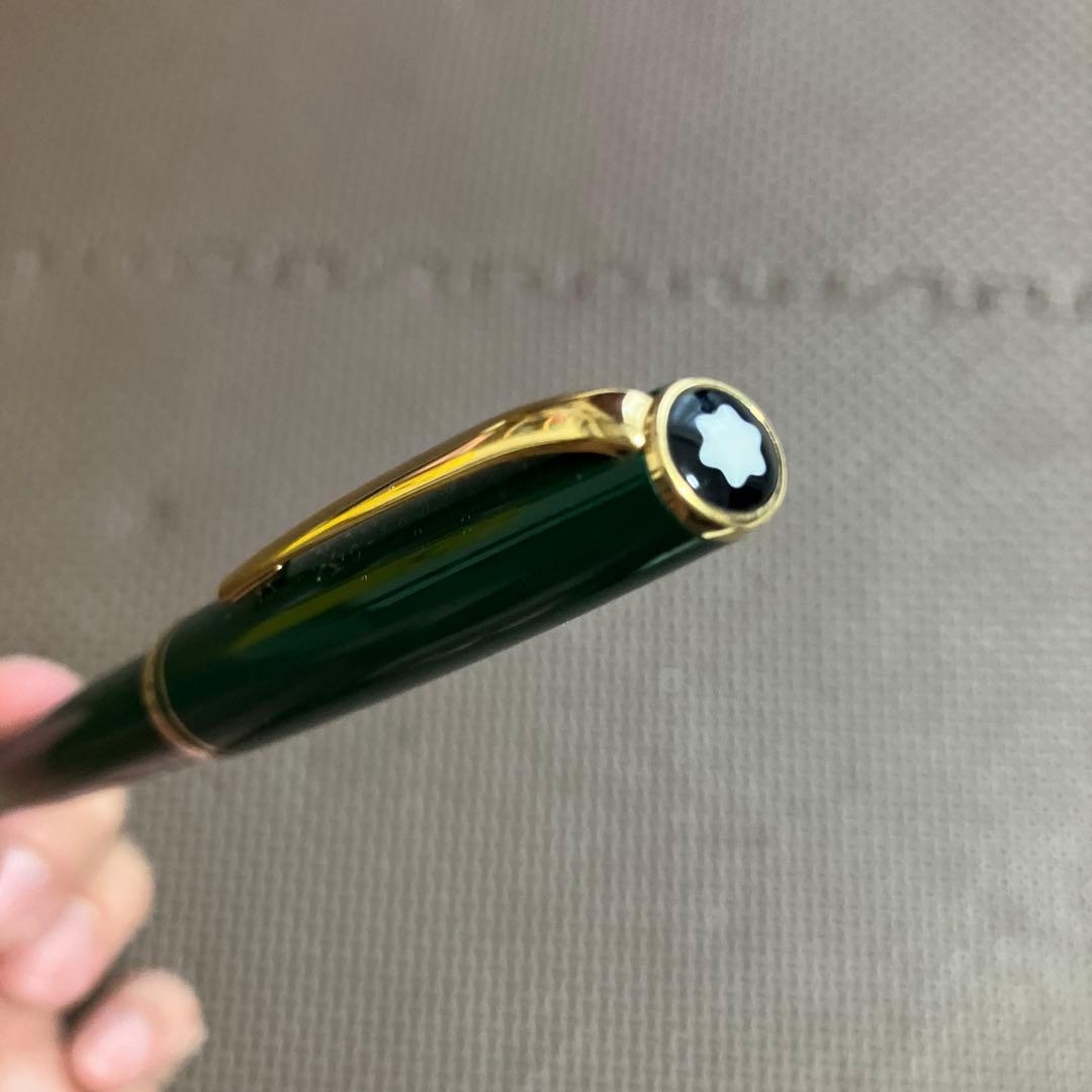 モンブラン　ジェネレーションボールペン　緑色　 　ケース付