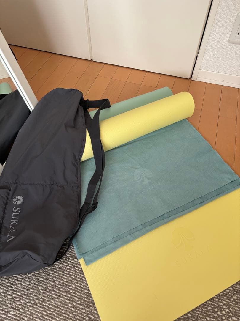 LAVA SUKALA ヨガマット、ラグ3点セット リバーシブル