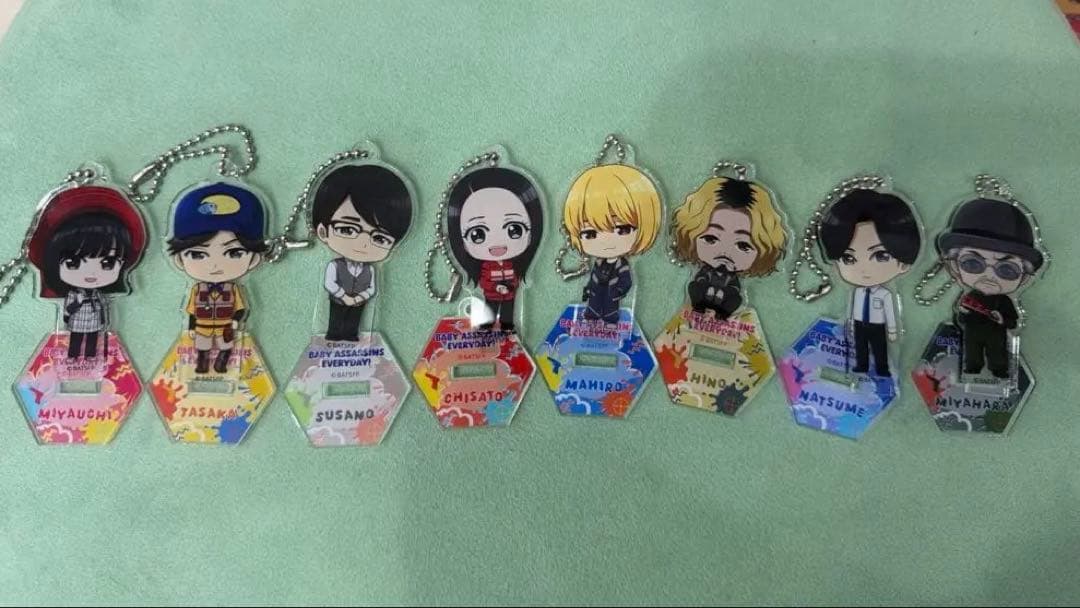 ベイビーわるきゅーれ アクリルチャーム 8個セット 多少の値下げ交渉〇