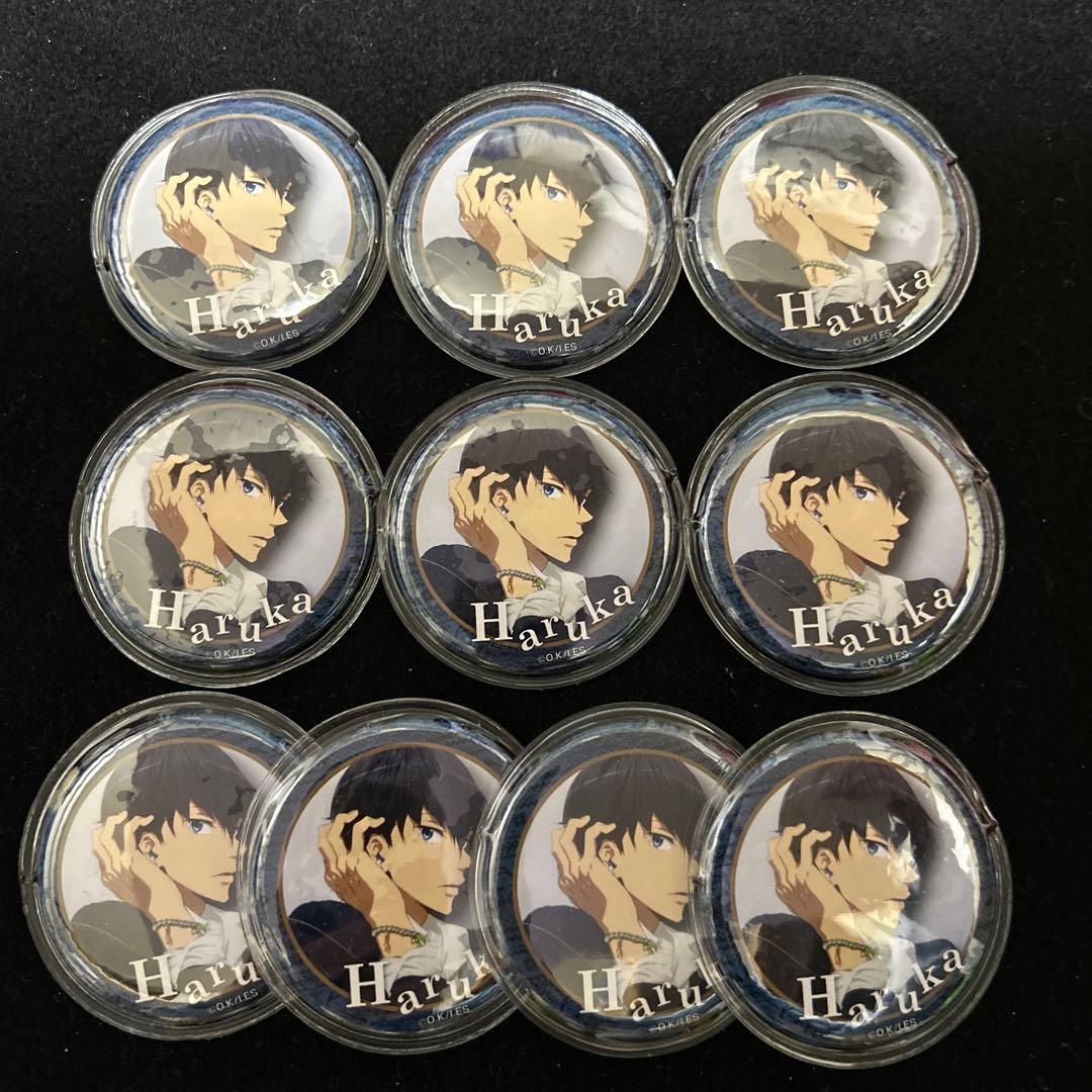 Free! 七瀬遙 ムック 京アニファン感 缶バッジ B柄 10個セット