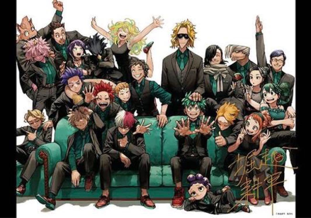 【匿名配送】僕のヒーローアカデミア　B2リッチポスター